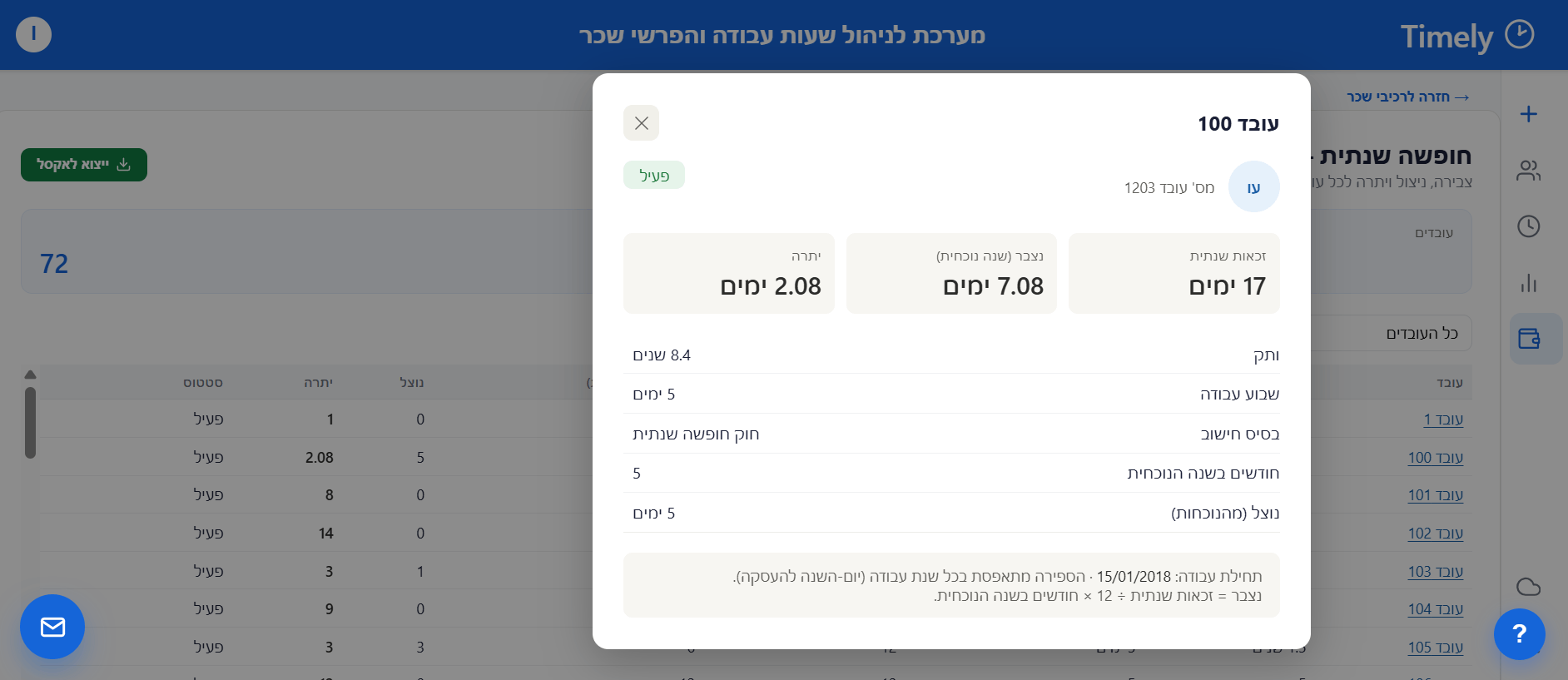 חופשה שנתית